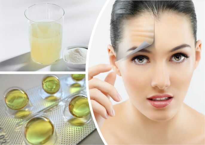 Siero con vitamine per ringiovanire la pelle del viso